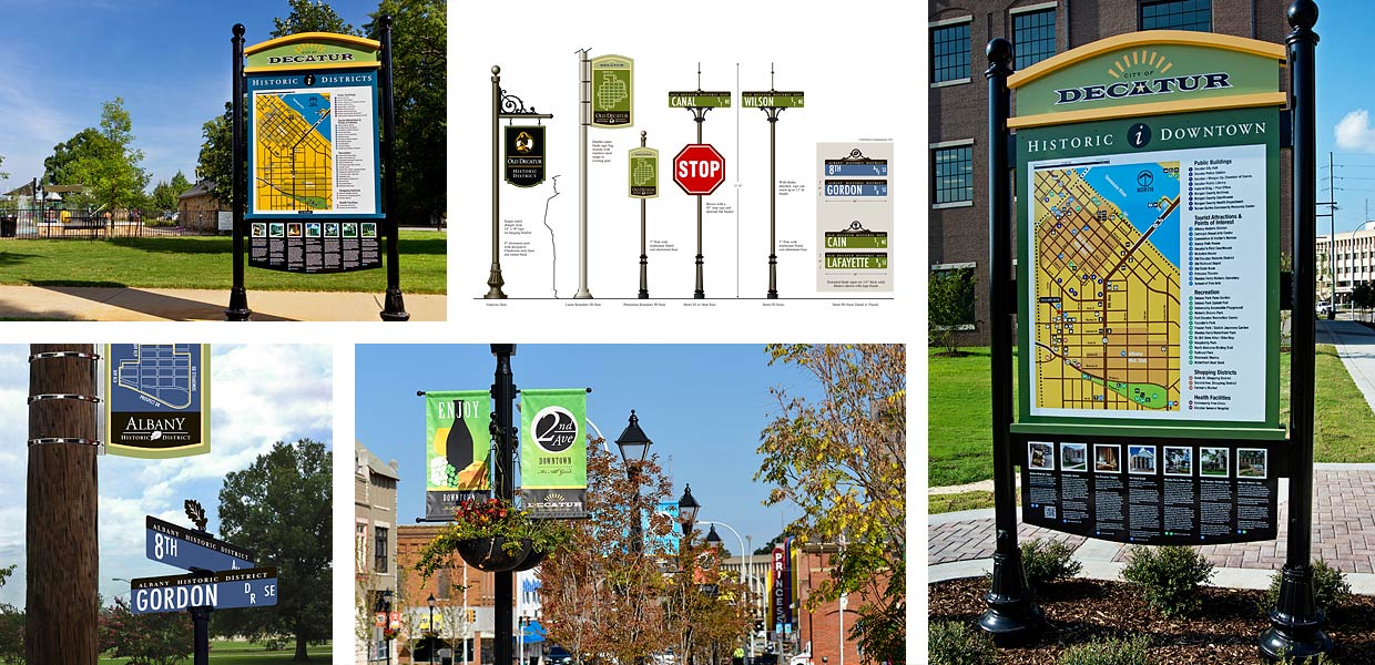 City of Decatur Historic District Wayfinding Signage