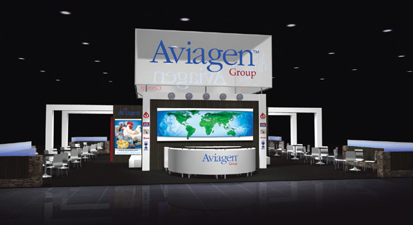 Aviagen Tradeshow Booth