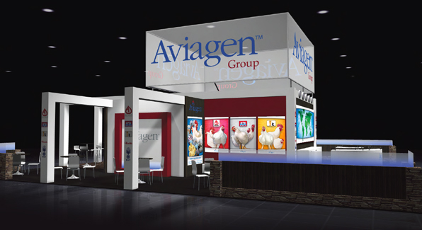 Aviagen Tradeshow Booth