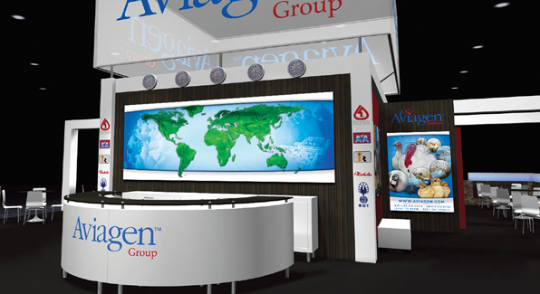 Aviagen Tradeshow Booth