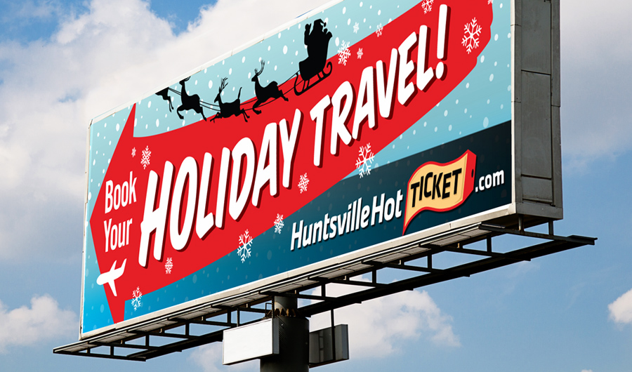 HSV Holiday Travel Billboard