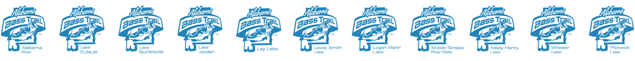 Alabama Bass Trail Lake logos