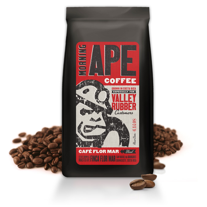 Valley Rubber Morning Ape Coffee gift