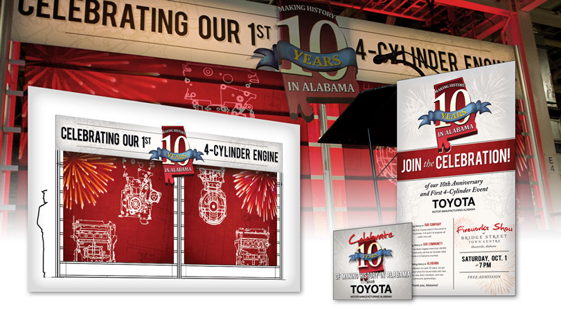 Toyota Motor Manufacturing 4-Cylinder Event Collateral