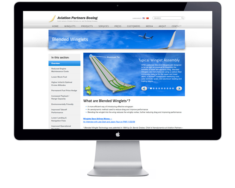 AviationPartnersBoeing.com winglets page