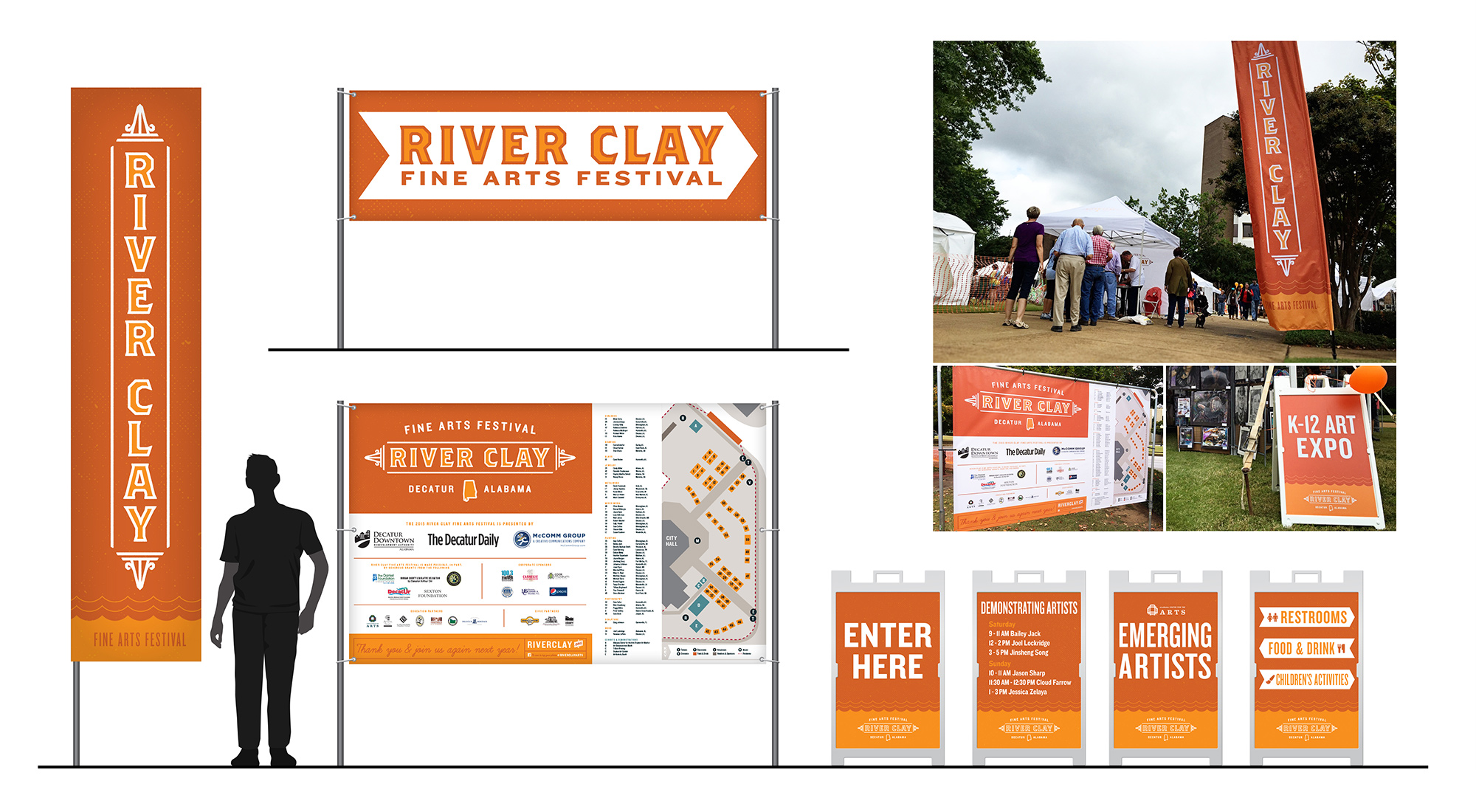 River Clay Sinage