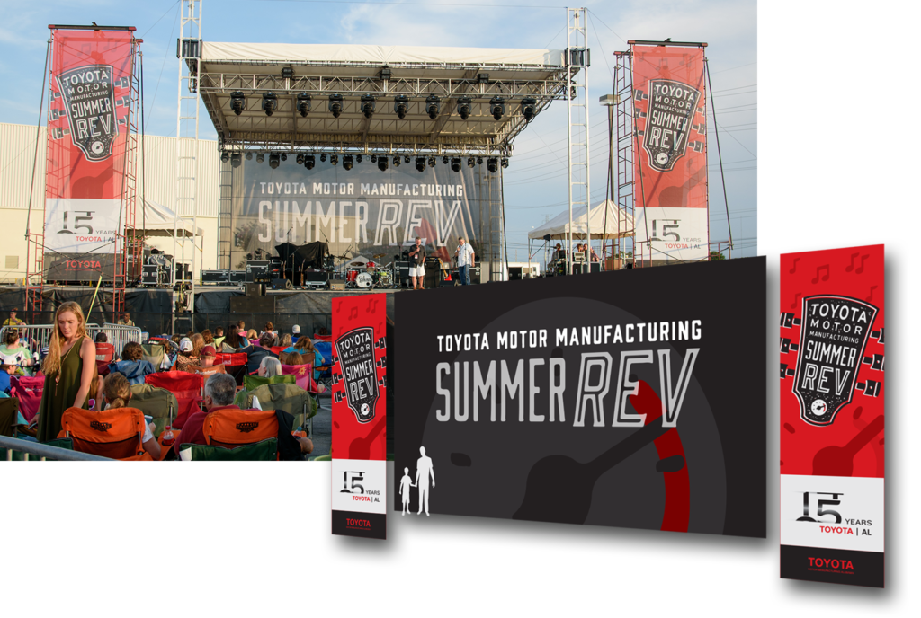 Toyota Summer Rev Stage and Artwork